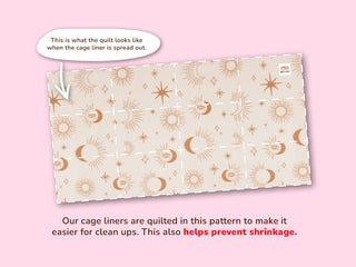 Plush Quilted Guinea Pig Cage Liner